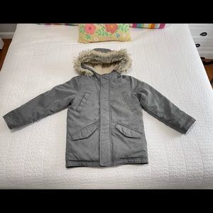 Abecrombie kids 7/8 gray parka